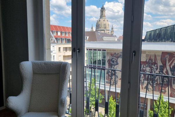 Blick auf die Frauenkirche Dresden